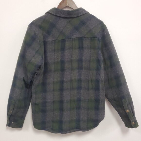 Legendary Whitetails Mens Archer Thermal Lined Flannel Shirt Jacket Size M Green - Picture 2 of 14